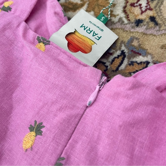 Farm Rio NWT Pink Pineapple Dress - Picture 5 of 13